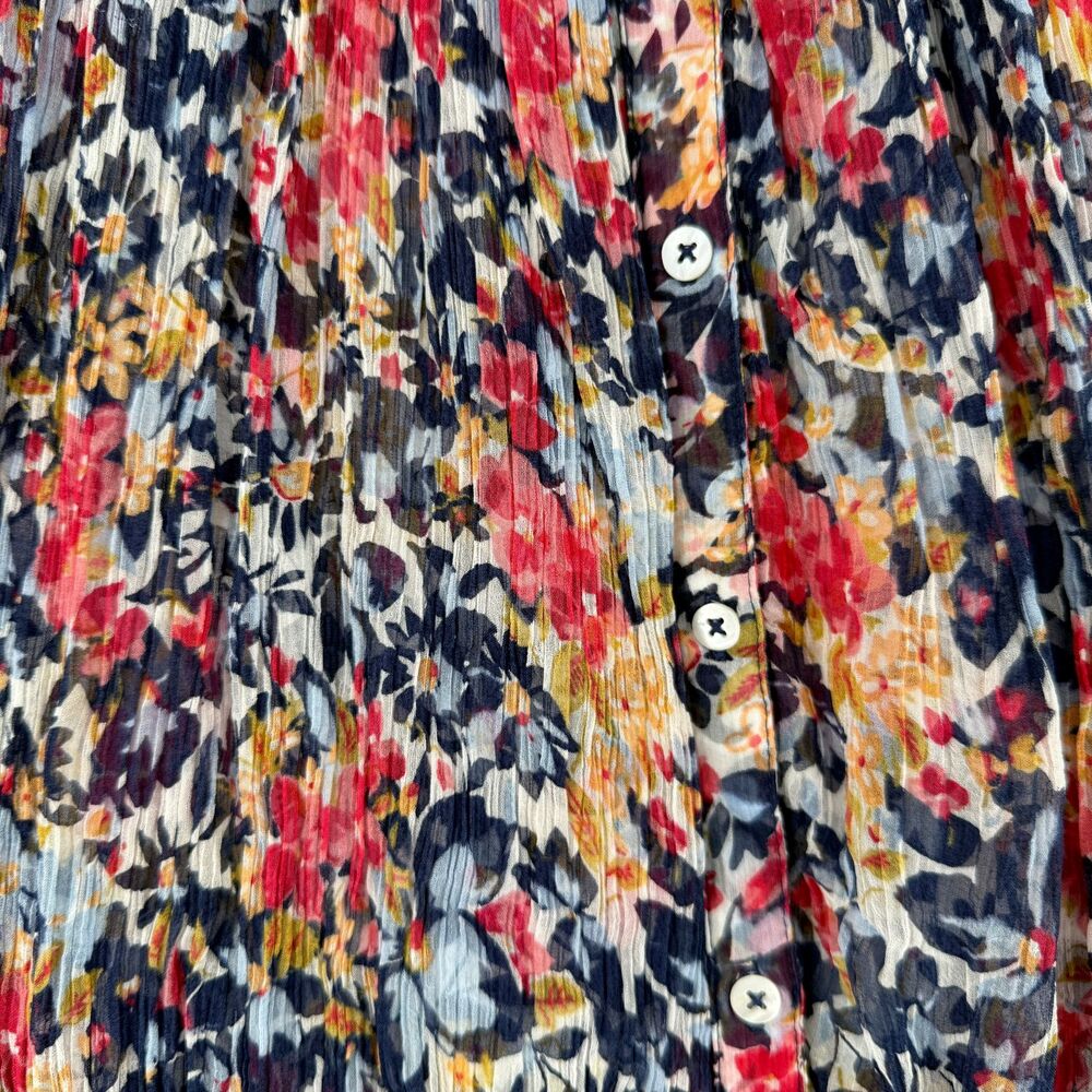 Sundance Clarisse Floral Dress Small Midi Tiered Smocked Waist Cottagecore Boho - Picture 5 of 9
